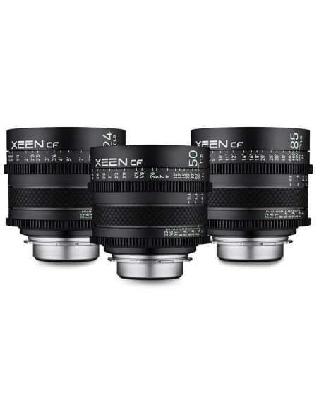 RENT Xeen 3 Cine Lens Kit 16/24/35/50/85/135mm T1.5 4K with Suitcase for Canon EF