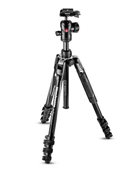 Manfrotto MKBFRLA4BK-BH 3gamba/gambe Nero, Argento