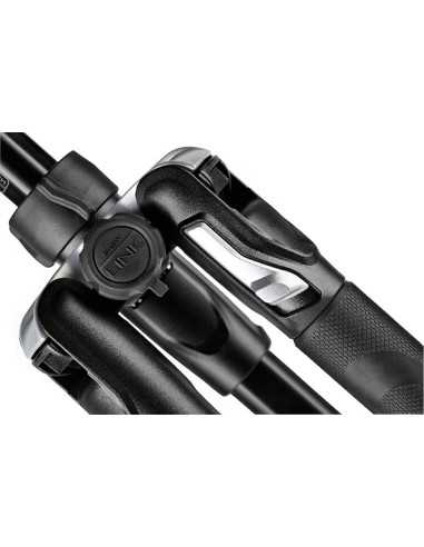 Manfrotto MKBFRLA4BK-BH 3gamba/gambe Nero, Argento
