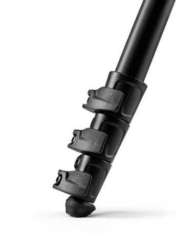 Manfrotto MKBFRLA4BK-BH 3gamba/gambe Nero, Argento