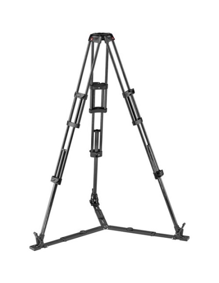 Manfrotto Kit video Nitrotech 608, treppiede a doppio tubo alluminio con stella a terra Manfrotto Kit video Nitrotech 608, treppiede a doppio tubo alluminio con stella a terra