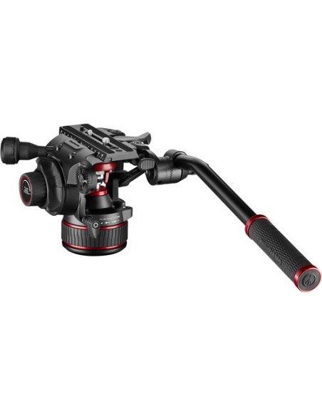 Manfrotto Kit video Nitrotech 608, treppiede a doppio tubo alluminio con stella a terra Manfrotto Kit video Nitrotech 608, treppiede a doppio tubo alluminio con stella a terra