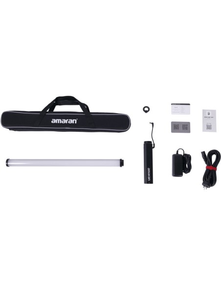amaran T2c RGBWW LED Tube Light with Battery Grip