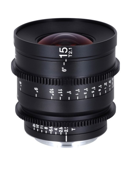 Laowa Venus Optics obiettivo 15mm t/2.1 Zero-D per Canon RF Cine Scala Metri