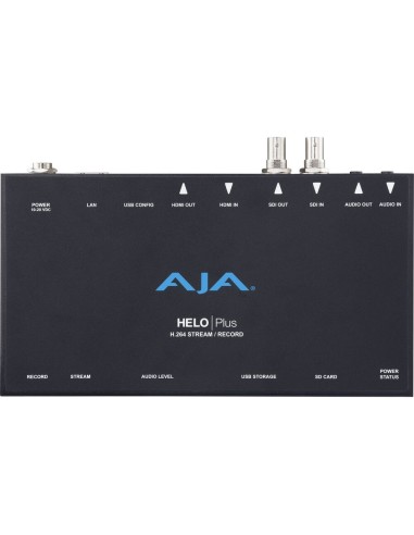 AJA HELO Plus H.264 Advanced Streamer & RecorderH.264 con 3G-SDI e HDMI