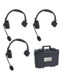 CAME-TV WAERO Duplex Digital Wireless Single-Sided Foldable Headsets with Hardcase (3-Pack, EU)