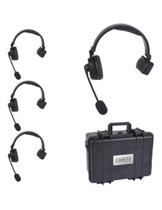 CAME-TV Waero Duplux Digital Wireless Foldable Headset With Hardcase 4 Pack (EU)