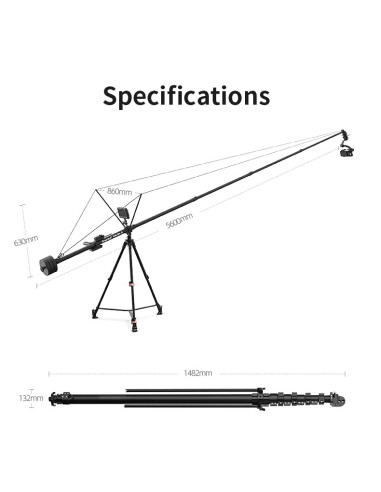 CAME-TV J5 Telescopic Portable Camera Jib