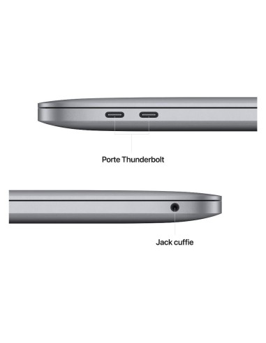 Apple MacBook Pro 13" Apple M2 8-core CPU e 10-core GPU, HD 512GB SSD - Grigio Siderale