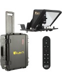 Ikan Elite Pro Universal Teleprompter for iPad and iPad Pro with Bluetooth Remote & Rolling Hard Case (Version 2)