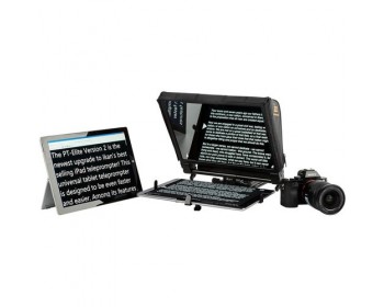 Ikan Elite Pro Universal Teleprompter for iPad and iPad Pro with Bluetooth Remote & Rolling Hard Case (Version 2)