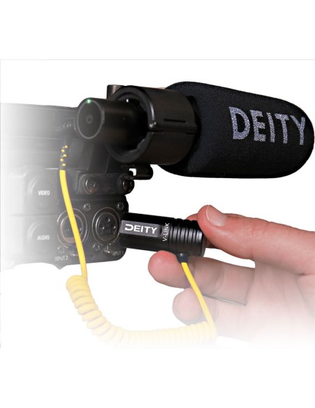 Deity Microphones V-Link 3.5mm TRS Male to XLR 3-Pin Male Microphone Adapter Cable (12")