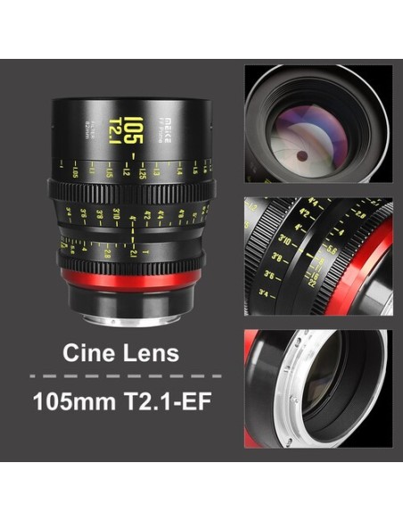 Meike Obiettivo Cine Full Frame MK-105MM T2.1 FF-PRIME EF