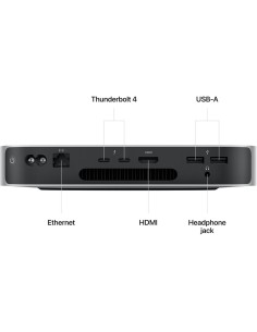 Apple Mac mini M2 chip con 8-core CPU e 10-core GPU,... 2