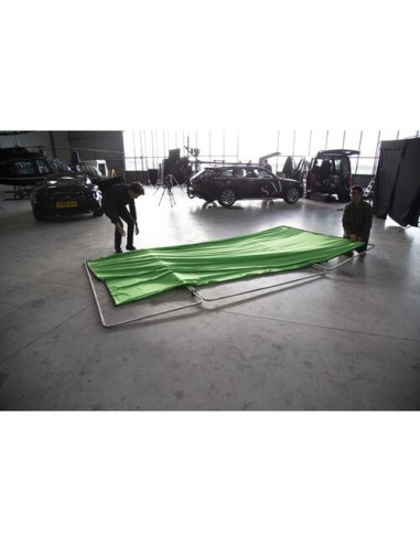 Lastolite Fondale autoportante panoramico 230x400 cm in tessuto da 4m colore verde