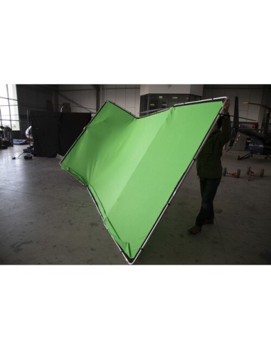 Lastolite Fondale autoportante panoramico 230x400 cm in tessuto da 4m colore verde