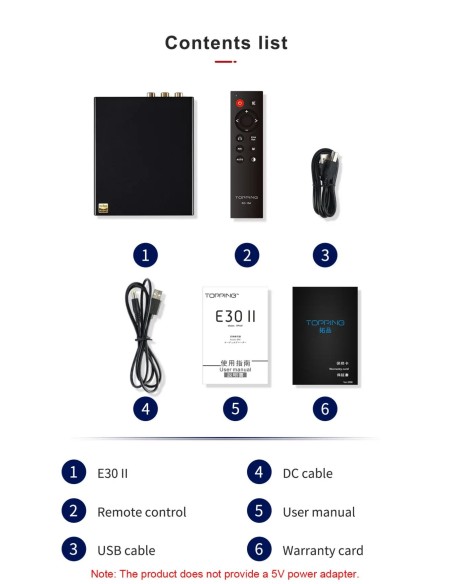Topping E30 II DAC USB 2xAK4493S XU208 32bit/768k DSD512 Topping E30 II DAC USB 2xAK4493S XU208 32bit/768k DSD512