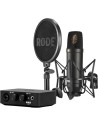 RODE Complete Studio Kit with AI-1 Audio Interface, NT1 Microphone, SM6 Shockmount, and XLR Cable