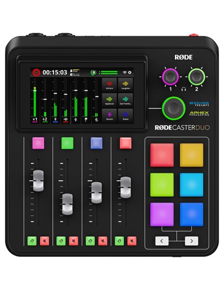 RODE RødeCaster Duo Integrated Audio Production Studio RODE RødeCaster Duo Integrated Audio Production Studio