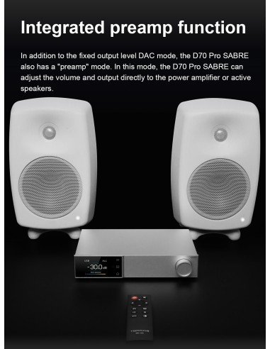 Topping D70 PRO Sabre DAC ES9039SPRO XU316 Bluetooth 5.1 LDAC