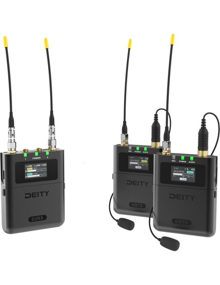Deity Microphones Theos Digital 2-Person Camera-Mount Wireless Omni Lavalier Microphone System (550 - 960 MHz) (Global version)