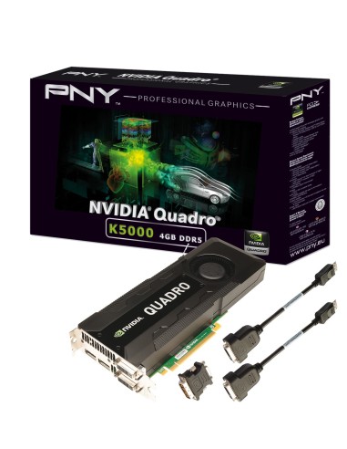 PNY Quadro K5000 MAC PCIe x16 4GB GDDR5 2xDP 2xDVI