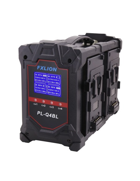 Fxlion V-lock quad smart quick charger