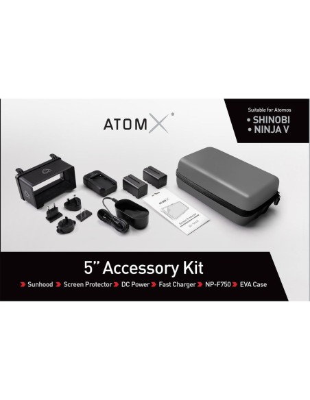 Atomos Kit di accessori per monitor da 5" Shinobi, Shinobi SDI, Ninja V