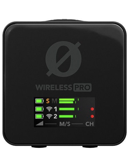 RODE Wireless PRO 2 Dual Wireless Mic System (2.4 GHz, Black)