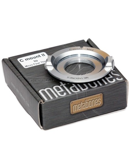Metabones Adattatore per obiettivo con attacco C per fotocamera Micro Quattro Terzi (cromato)