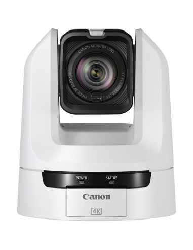 Canon CR-N100 4K NDI PTZ Camera with 20x Zoom (Titanium White)