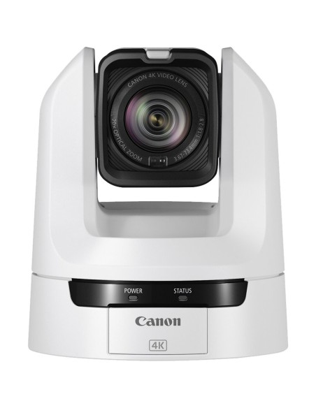 Canon CR-N100 4K NDI PTZ Camera with 20x Zoom (Titanium White) Canon CR-N100 4K NDI PTZ Camera with 20x Zoom (Titanium White)