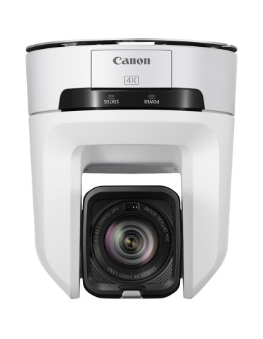 Canon CR-N100 4K NDI PTZ Camera with 20x Zoom (Titanium White)