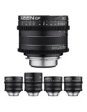 XEEN CF Pro Kit of 5 Pro Cine Lens Full Frame Canon EF lenses
