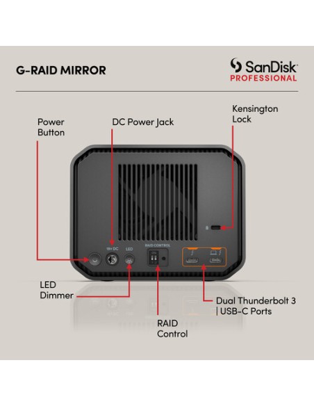 SanDisk Professional 12TB G-RAID Mirror