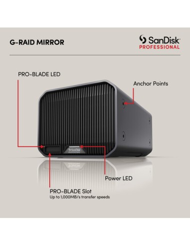 SanDisk Professional 16TB G-RAID Mirror