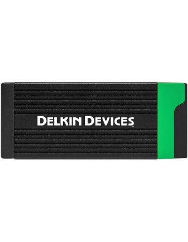 Delkin Devices USB 3.2 CFexpress Type B Card and SD UHS-II Memory Card Reader