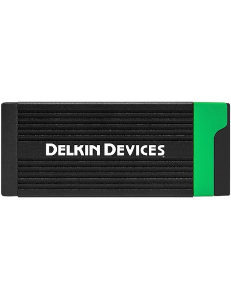 Delkin Devices USB 3.2 CFexpress Type B Card and SD UHS-II Memory Card Reader Delkin Devices USB 3.2 CFexpress Type B Card and SD UHS-II Memory Card Reader