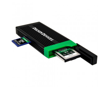 Delkin Devices USB 3.2 CFexpress Type B Card and SD UHS-II Memory Card Reader
