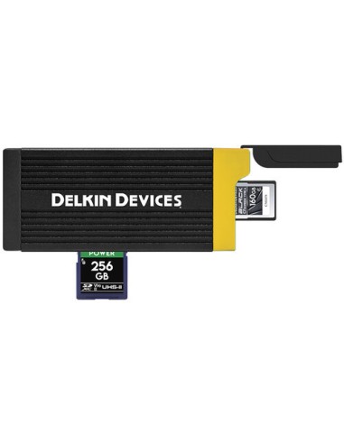 Delkin Devices CFexpress Type A & UHS-II SDXC Memory Card Reader