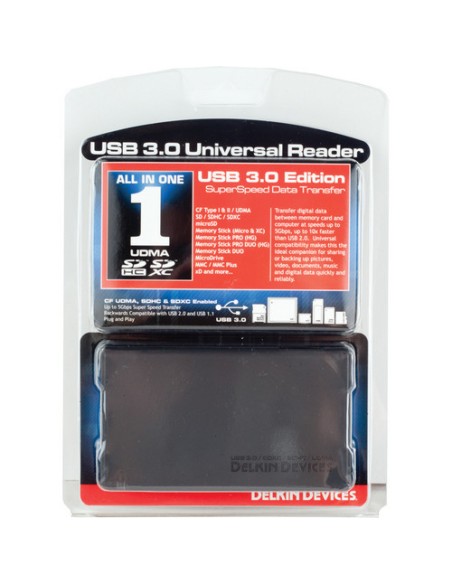 Delkin Devices USB 3.0 Universal Memory Card Reader Delkin Devices USB 3.0 Universal Memory Card Reader