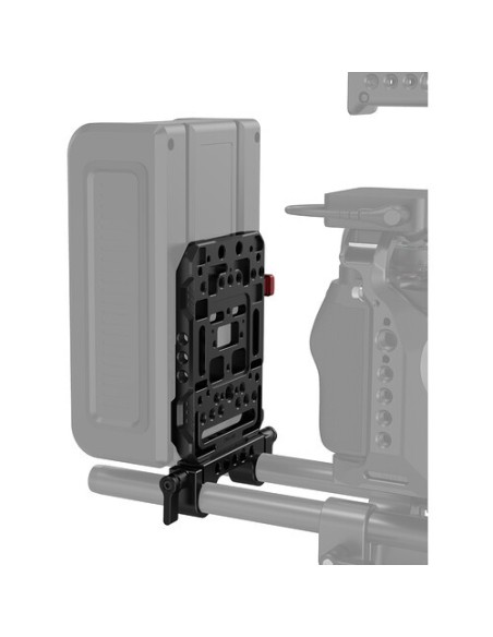 SmallRig V-Lock Battery Plate con 15mm LWS Rod Clamp SmallRig V-Lock Battery Plate con 15mm LWS Rod Clamp