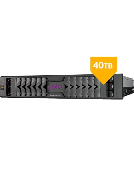 Avid NEXIS PRO+ 40TB Engine, includes 1 year Standard support