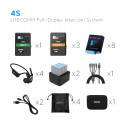 Vaxis Litecomm V1 4S Full-Duplex Wireless Intercom System