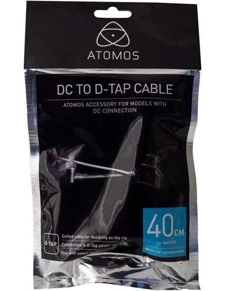 Atomos D-Tap to DC Locked connector Barrel Coiled Cable