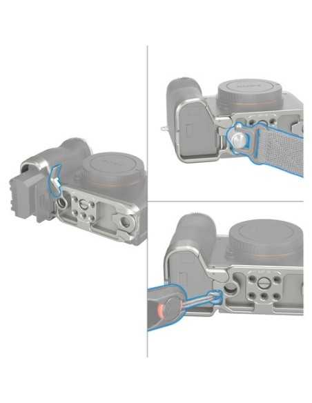 SmallRig 4439 Bottom Mount Plate for Sony a7C II & a7CR (Silver)