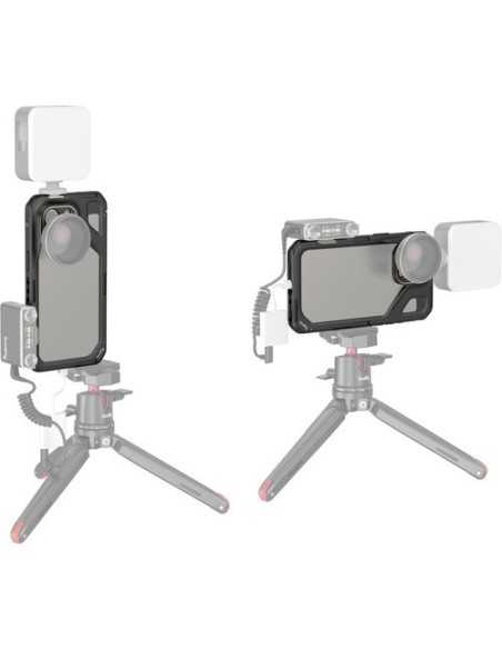 SmallRig 4391 Mobile Video Cage for iPhone 15 Pro Max