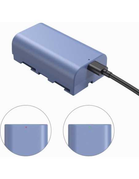 SmallRig 4331 L-Series/NP-F550 USB-C Rechargeable Camera Battery