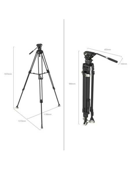 SmallRig FreeBlazer Heavy-Duty Carbon Fiber Tripod System