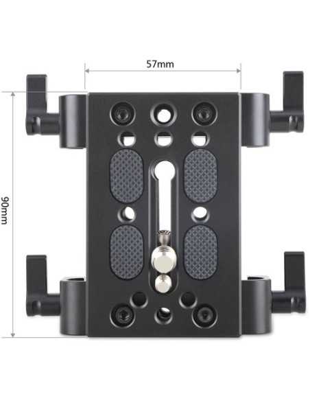 SmallRig 1798 Tripod Mounting Kit with 2 x Plates and 2 x 15mm Rod Clamps